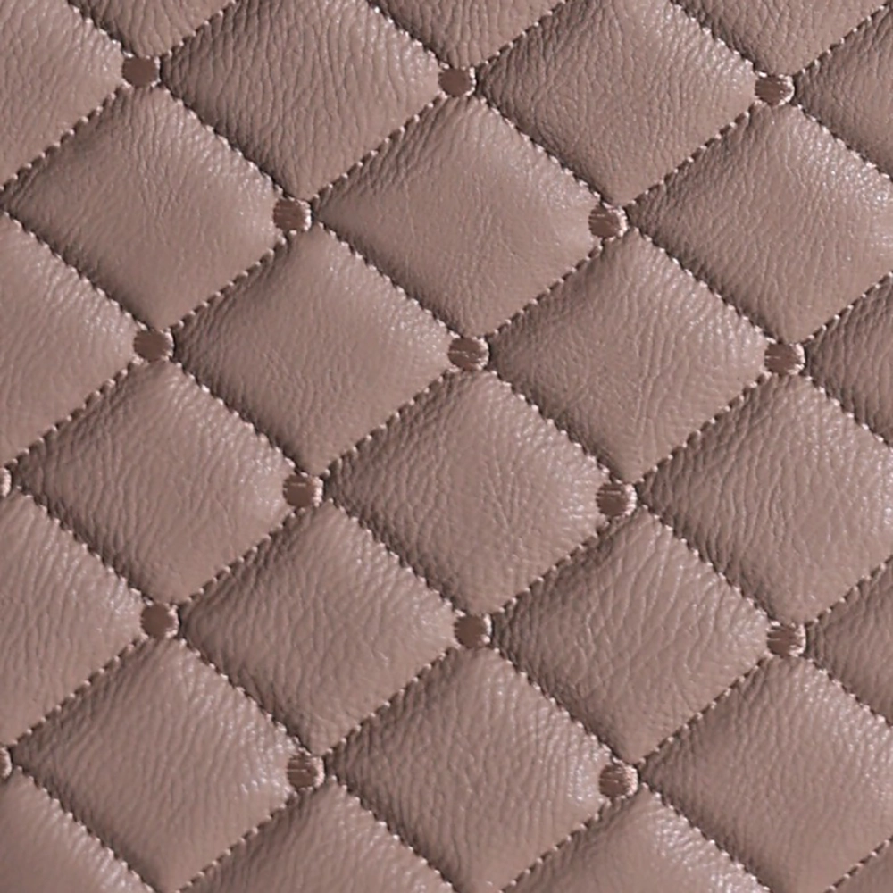 Embroidered leather, small diamond, 3 colours